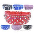Dog Pet Products Special Offer PU Leather Spiked Dog Collars